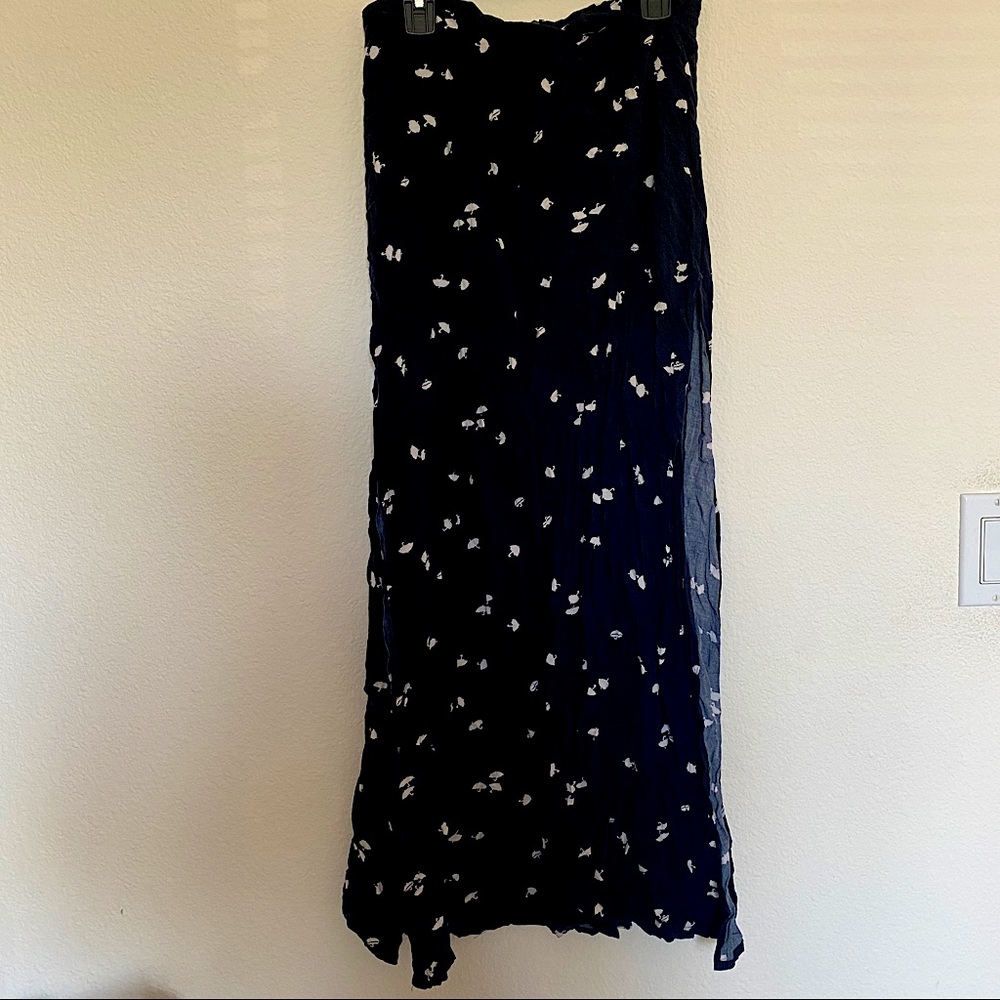 Urban Outfitters side slit cutout maxi skirt